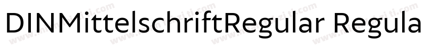 DINMittelschriftRegular Regular字体转换